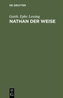 Cover: Nathan der Weise - De Gruyter