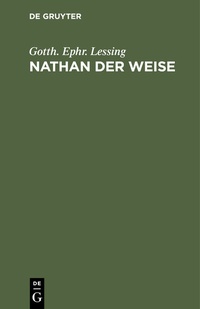 Enlarge image Cover: Nathan der Weise - De Gruyter