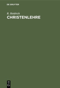 Abbildung von: Christenlehre - De Gruyter