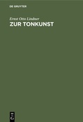 Cover: Zur Tonkunst - De Gruyter