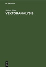 Cover: Vektoranalysis - De Gruyter