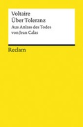 Cover: &Uuml;ber Toleranz - Reclam