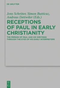 Enlarge image Cover: Receptions of Paul in Early Christianity - De Gruyter