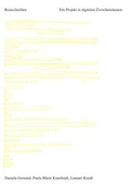 Cover: Reinschreiben. Ein Projekt in digitalen Zwischenr&auml;umen - universi - Universit&auml;tsverlag Siegen