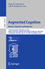 Cover: Augmented Cognition. Human Cognition and Behavior - Springer
