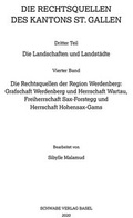 Cover: Die Rechtsquellen der Region Werdenberg - Schwabe Verlagsgruppe AG Schwabe Verlag