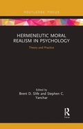 Cover: Hermeneutic Moral Realism in Psychology - Routledge
