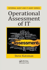 Enlarge image Cover: Operational Assessment of IT - CRC Press