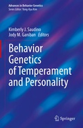 Cover: Behavior Genetics of Temperament and Personality - Springer