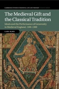 Cover: The Medieval Gift and the Classical Tradition - Cambridge University Press
