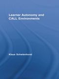 Cover: Learner Autonomy and CALL Environments - Routledge