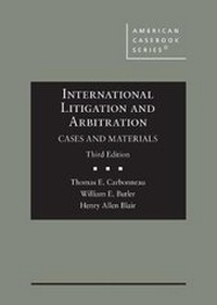 Enlarge image Cover: International Litigation and Arbitration - West Academic Press