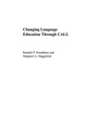Cover: Changing Language Education Through CALL - Routledge