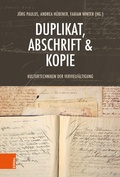 Cover: Duplikat, Abschrift & Kopie - B&ouml;hlau