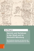 Cover: Gericht und Verfahren in der Stadt und im Hochstift W&uuml;rzburg - B&ouml;hlau