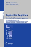 Cover: Augmented Cognition. Theoretical and Technological Approaches - Springer