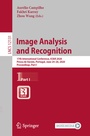 Cover: Image Analysis and Recognition - Springer