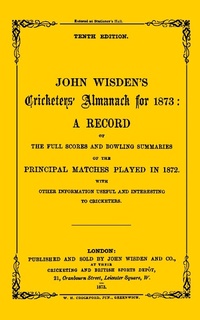 Abbildung von: Wisden Cricketers' Almanack 1873 - Wisden