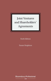 Enlarge image Cover: Joint Ventures and Shareholders' Agreements - Bloomsbury Professional