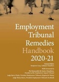 Cover: Employment Tribunal Remedies Handbook 2020-21 - Bath Publishing Ltd