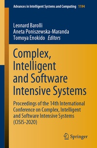 Enlarge image Cover: Complex, Intelligent and Software Intensive Systems - Springer