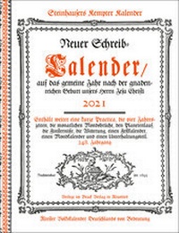 Abbildung von: Steinhausers Kempter Kalender 2021 - Brack Verlag GmbH