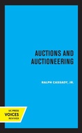 Cover: Auctions and Auctioneering - University of California Press