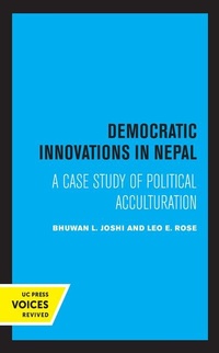 Enlarge image Cover: Democratic Innovations in Nepal - University of California Press