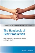 Cover: The Handbook of Peer Production - Wiley