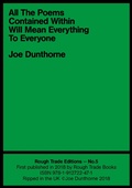 Cover: All The Poems Contained Within Will Mean Everything To Everyone - Rough Trade Books