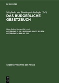 Cover: Lieferung &sect;&sect; 433 bis 534. Lieferung &sect;&sect; 688 bis 700 - De Gruyter