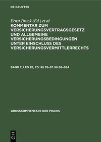 Abbildung von: §§ 55-57. §§ 68-68a - De Gruyter