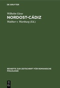 Cover: Nordost-C&aacute;diz - De Gruyter