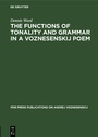 Cover: The Functions of Tonality and Grammar in a Voznesenskij Poem - De Gruyter