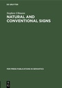 Cover: Natural and Conventional Signs - De Gruyter