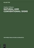 Cover: Natural and Conventional Signs - De Gruyter