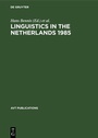 Cover: Linguistics in the Netherlands 1985 - De Gruyter