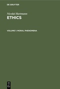 Cover: Moral Phenomena - De Gruyter