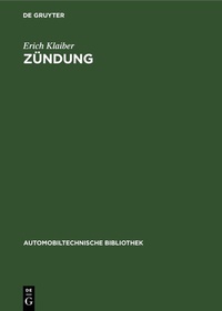 Abbildung von: Zündung - De Gruyter