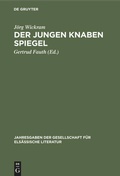 Cover: Der jungen Knaben Spiegel - De Gruyter Mouton