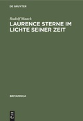 Cover: Laurence Sterne im Lichte seiner Zeit - De Gruyter