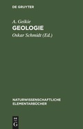 Cover: Geologie - De Gruyter