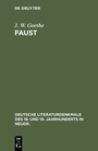 Cover: Faust - De Gruyter