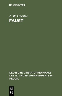Enlarge image Cover: Faust - De Gruyter