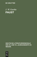 Cover: Faust - De Gruyter