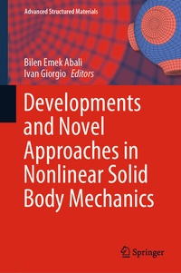 Abbildung von: Developments and Novel Approaches in Nonlinear Solid Body Mechanics - Springer