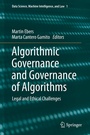 Cover: Algorithmic Governance and Governance of Algorithms - Springer