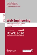 Cover: Web Engineering - Springer