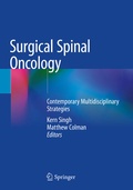 Cover: Surgical Spinal Oncology - Springer