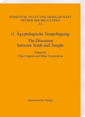 Cover: 11. &Auml;gyptologische Tempeltagung - Harrassowitz Verlag